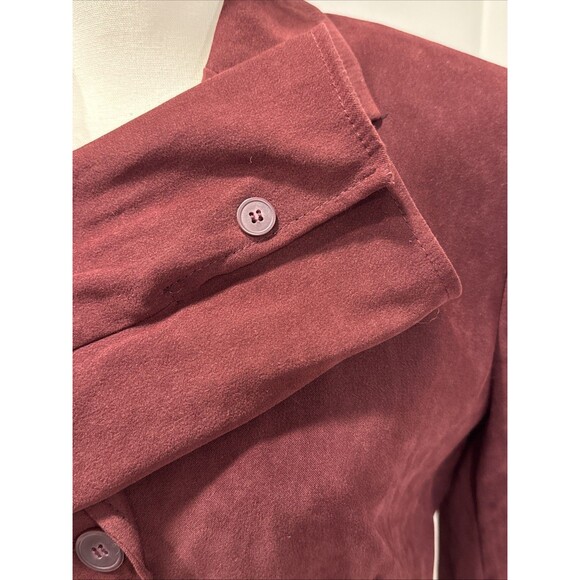 Norton McNaughton Size 6 Deep Maroon Jacket Blazer 3 Button - Picture 3 of 7